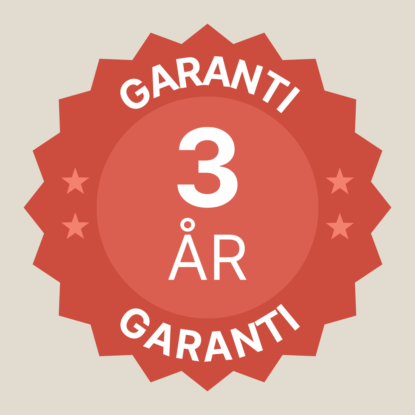 3 Års Garanti