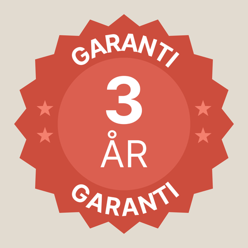 3 Års Garanti